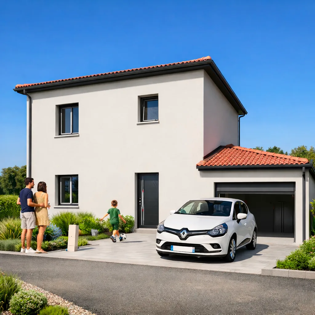 Maison individuelle construite par MCB à Bourgoin-Jallieu